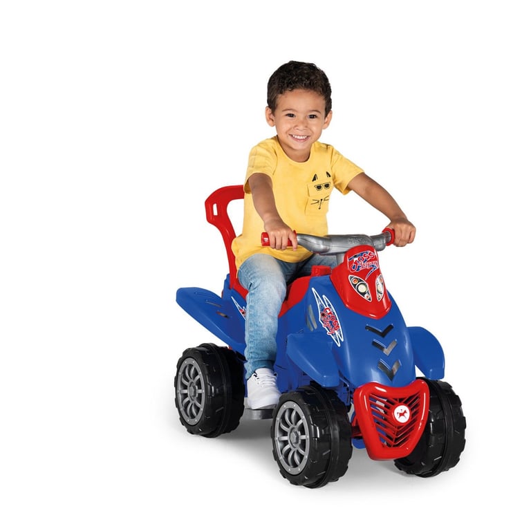 Quadriciclo com Empurrador Cross Legacy Azul — vista alternativa