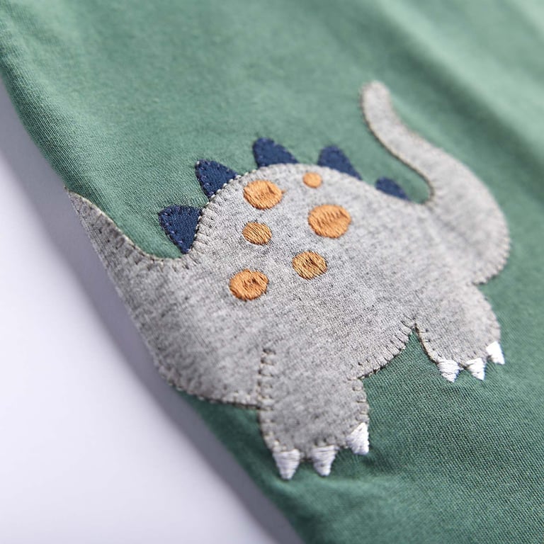 Macacão Longo Dino Verde — vista alternativa