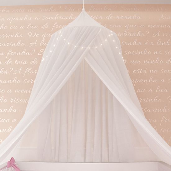 Mosquiteiro Dossel de Teto Transpassado