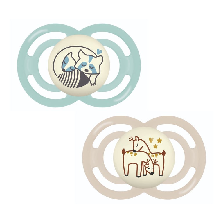 Chupeta Perfect Night (6M+) Dupla Azul