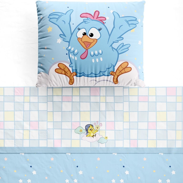 Jogo de Lençol Berço Galinha Pintadinha Estrelinhas 3 Peças — vista alternativa