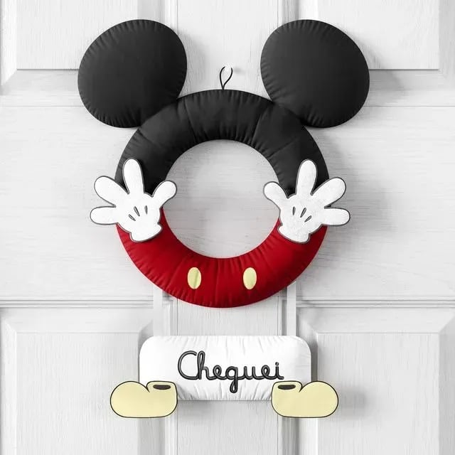 Porta Maternidade Amiguinho Mickey Mouse