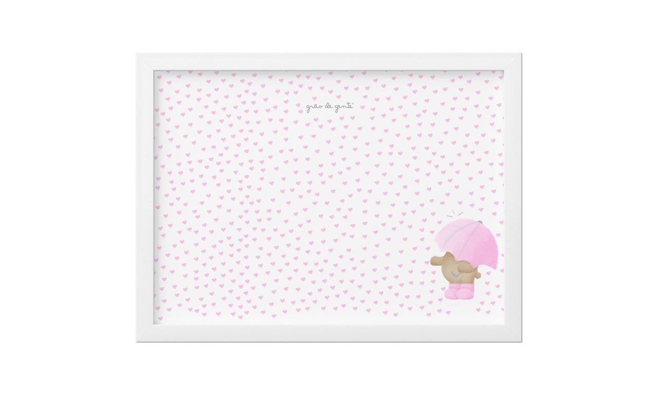 Quadro Chuva de Amor 33cm
