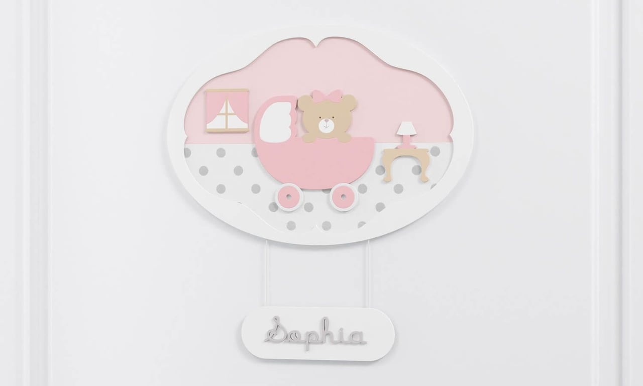 Porta Maternidade Personalizado Princesa Clássica — vista alternativa
