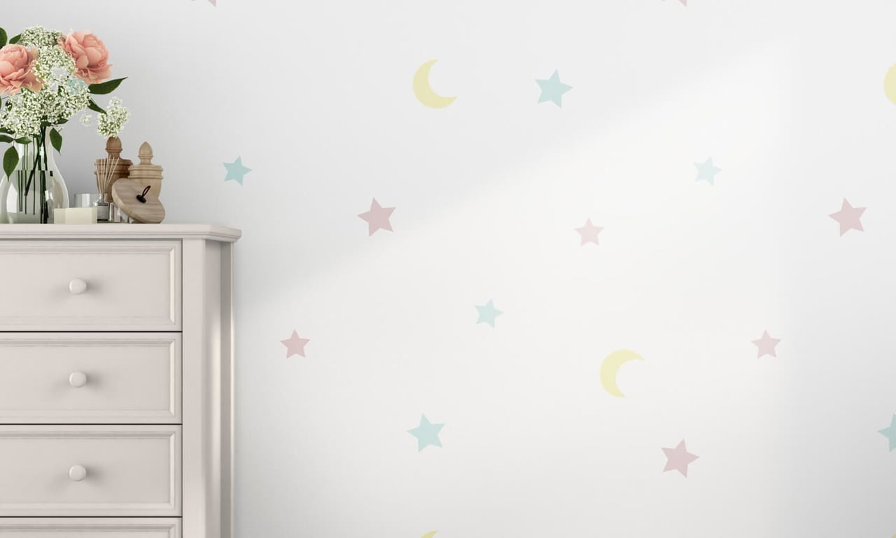 Papel de Parede Luas e Estrelas 3m — vista alternativa