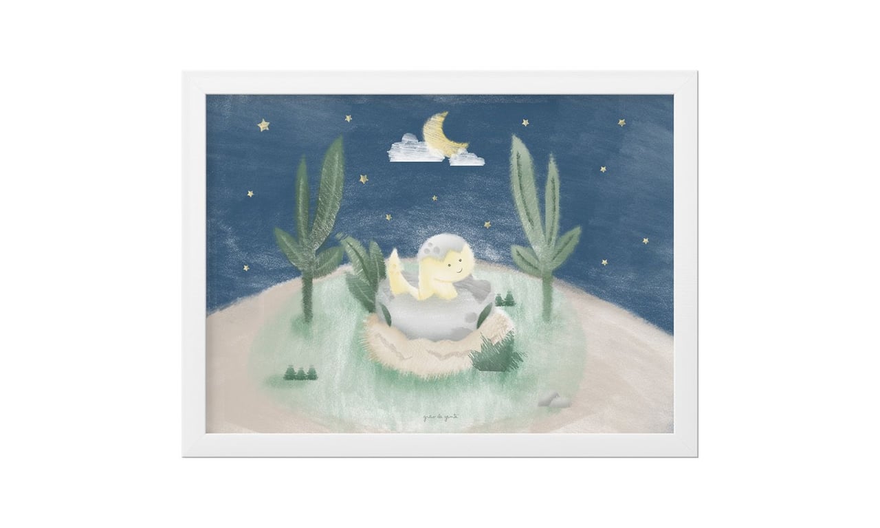 Quadro Amiguinho Dino Neno 33cm
