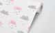 Papel de Parede Chuvinha de Amor Rosa e Cinza 3M - imagem 1