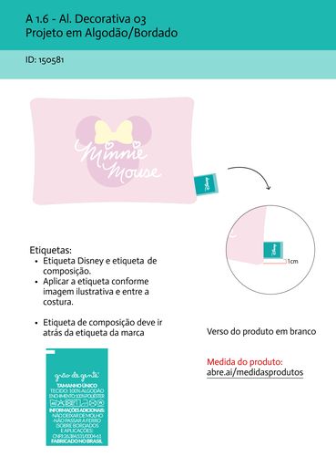 Almofada Decorativa Minnie 03