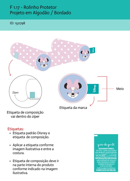 Rolinho Protetor Minnie Conceitual