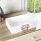Kit Higiene MDF Coroa Arabesco Rosa e Cinza - imagem 6