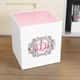 Kit Higiene MDF Coroa Arabesco Rosa e Cinza - imagem 3