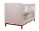 Berço Mini Cama 2 em 1 Nordic Rosé/Madeira com Colchão - imagem 1