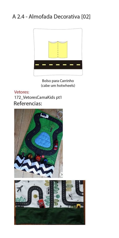 Almofada Decorativa 02 (Pista Kids)