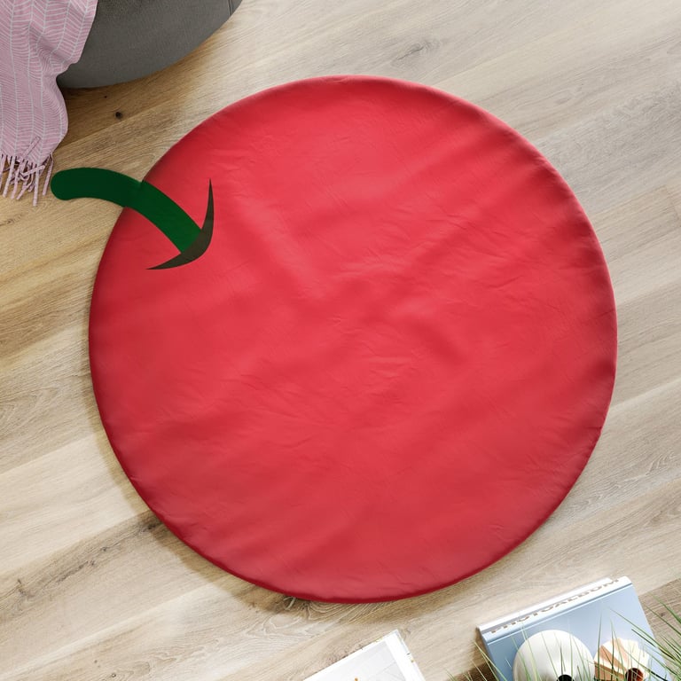 Tapete Redondo Infantil Cerejinha 91cm
