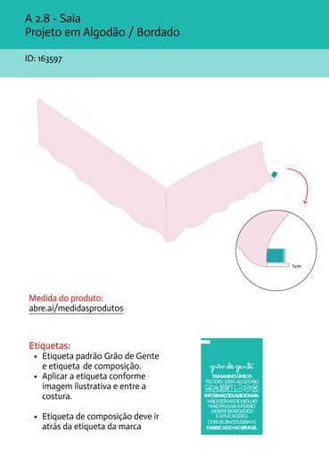 Saia para cama (Quarto Minnie Infantil)