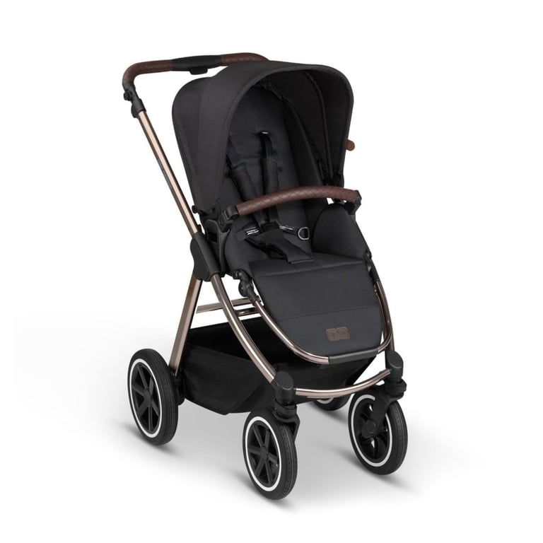 Kit Carrinho de Bebê Samba Dolphin com Bebê Conforto Tulip Black Diamond, Moises e Adaptador - ABC Design — vista alternativa