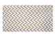 Tapete Retangular Chevron Bege 1,50m - imagem 1