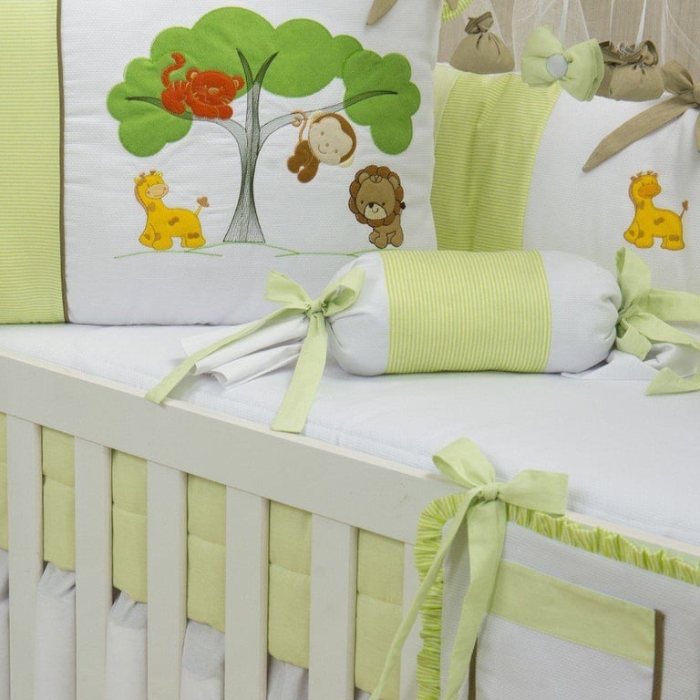 Kit Berço Reino Encantado Verde — vista alternativa