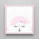 Quadro Amiguinha Ovelhinha Rosa 18cm - imagem 2