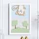 Quadro MDF Amiguinho Macaco 36cm - imagem 1