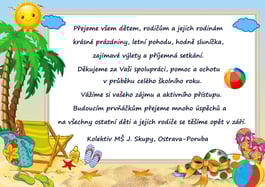 Krásné prázdniny! | Obrázek
