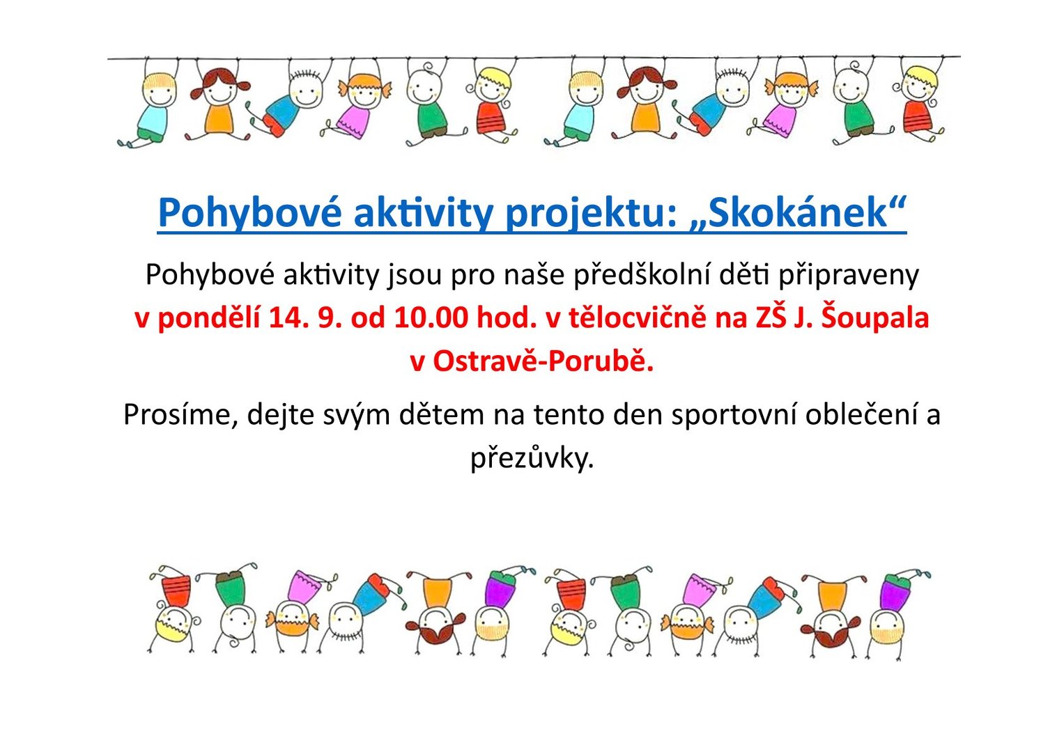 Pohybové aktivity | Obrázek
