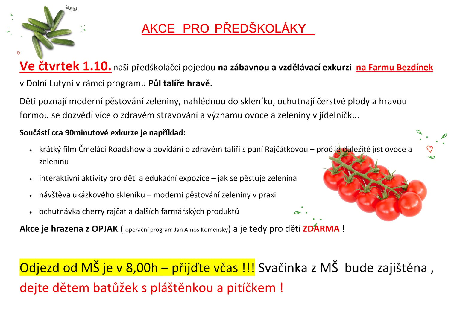 Farma Bezdínek | Obrázek detail