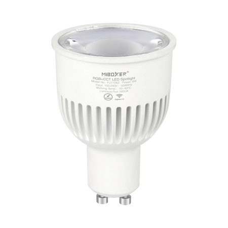 6W GU10 RGB+CCT LED Spotlight
(Zigbee 3.0+2.4G)