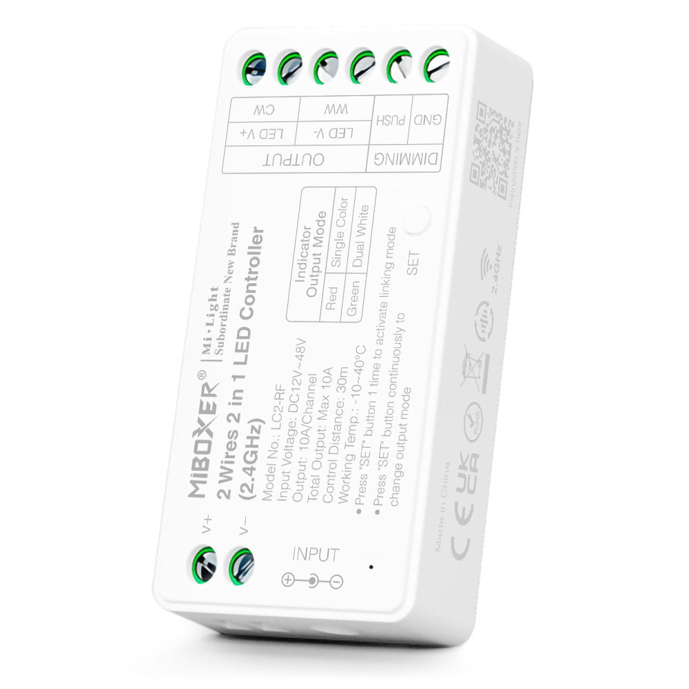 2 Wires 2 in 1 LED Controller (2.4GHz)
