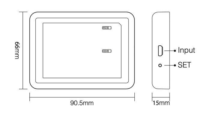MR1 ／4G wireless data Terminal KLAMKA NA KOD ELEKTRONICZNY ZMEK NA KOD KARTĘ TTLock