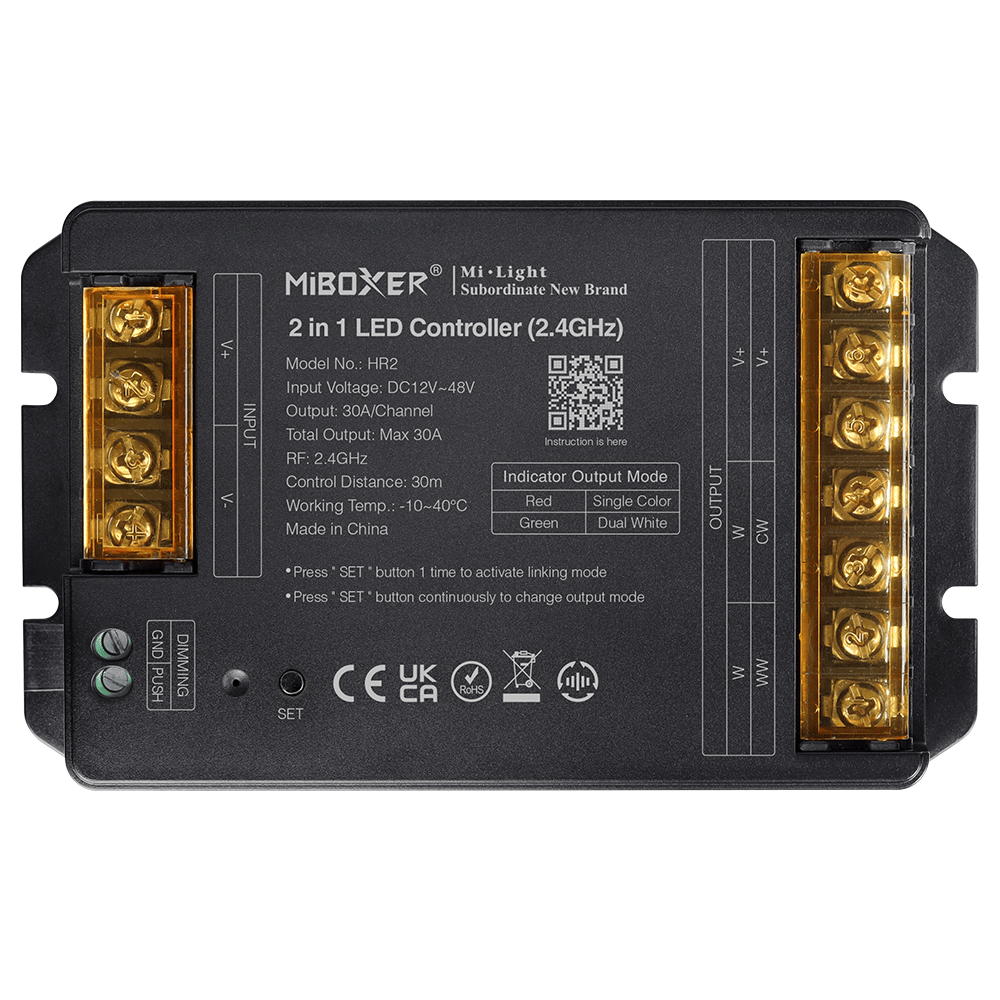 Kontroler 2w1 LED 12-48VDC&nbsp;30A