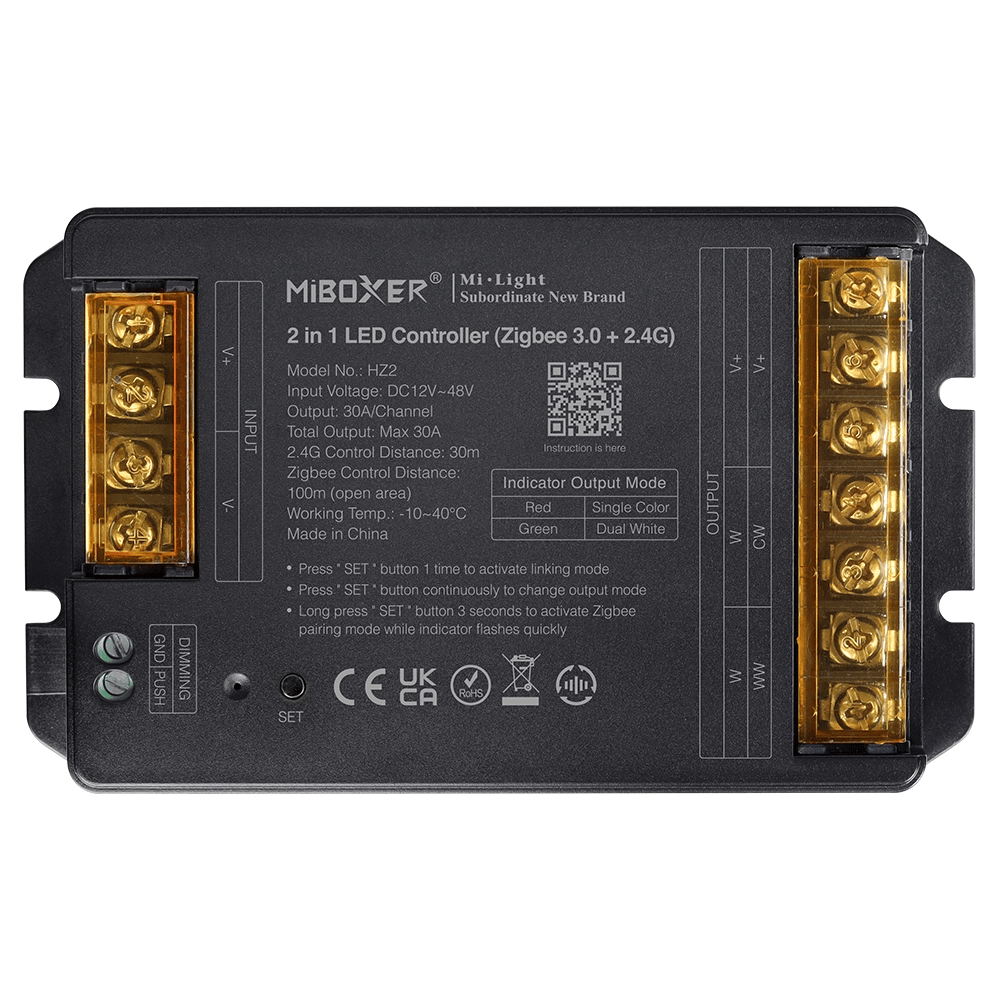 Kontroler 2w1 LED Zigbee 3.0 12-48VDC&nbsp;30A