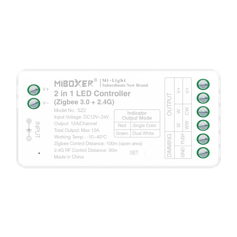(FUT035Z+) Kontroler 2w1 LED ZigBee&nbsp;3.0 12-24VDC&nbsp;12A