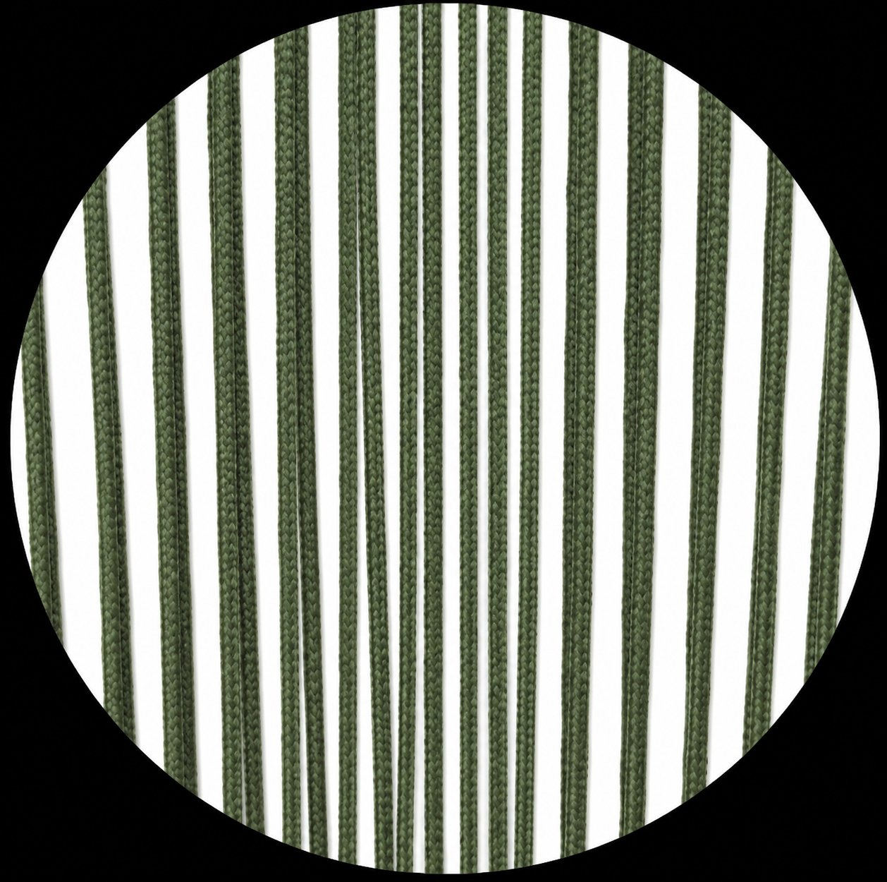 Fishbone weaving - Forest green