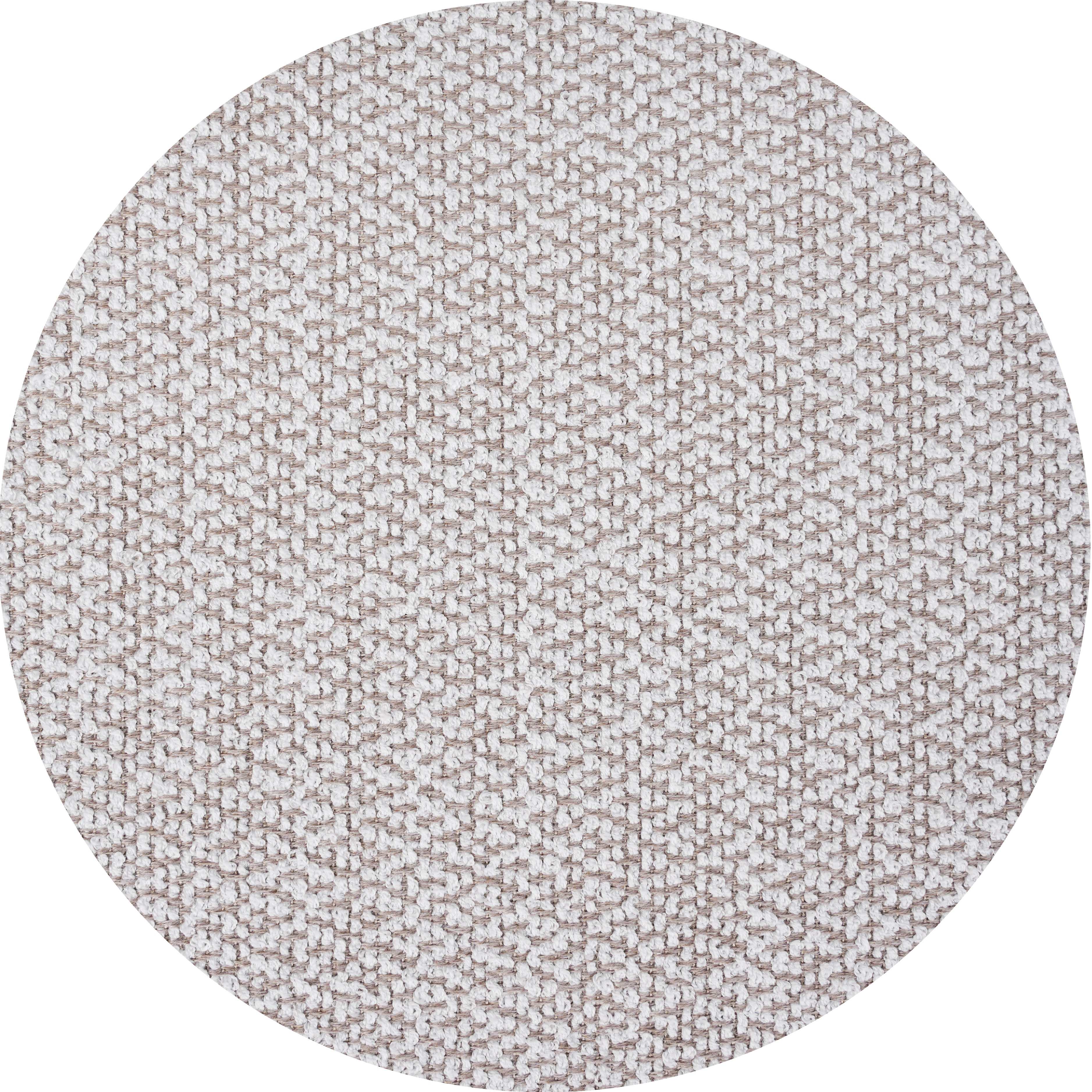 White grey bouclé