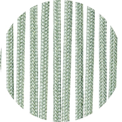 Fishbone weaving - Soft green