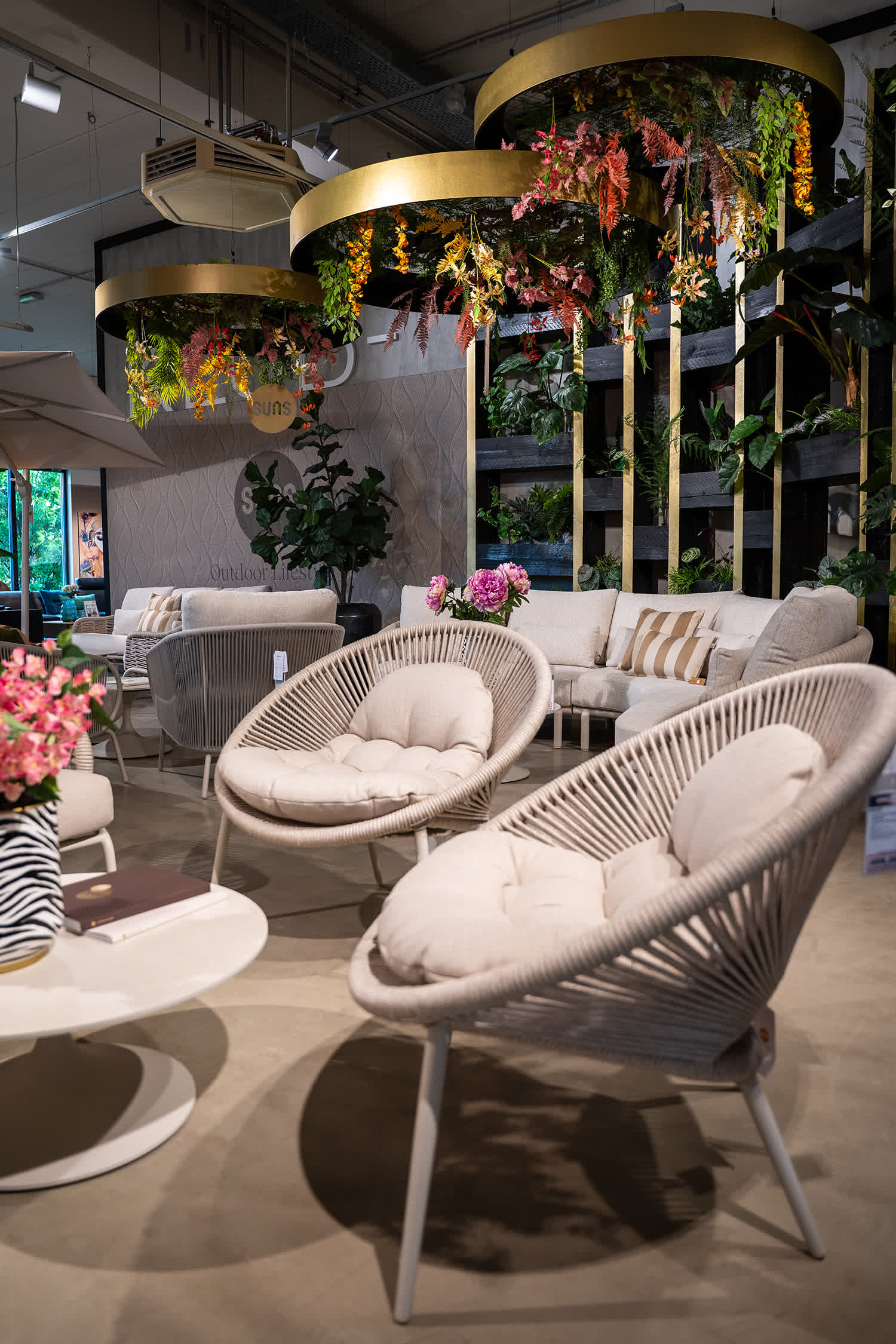 SUNS Showroom Egg Chairs