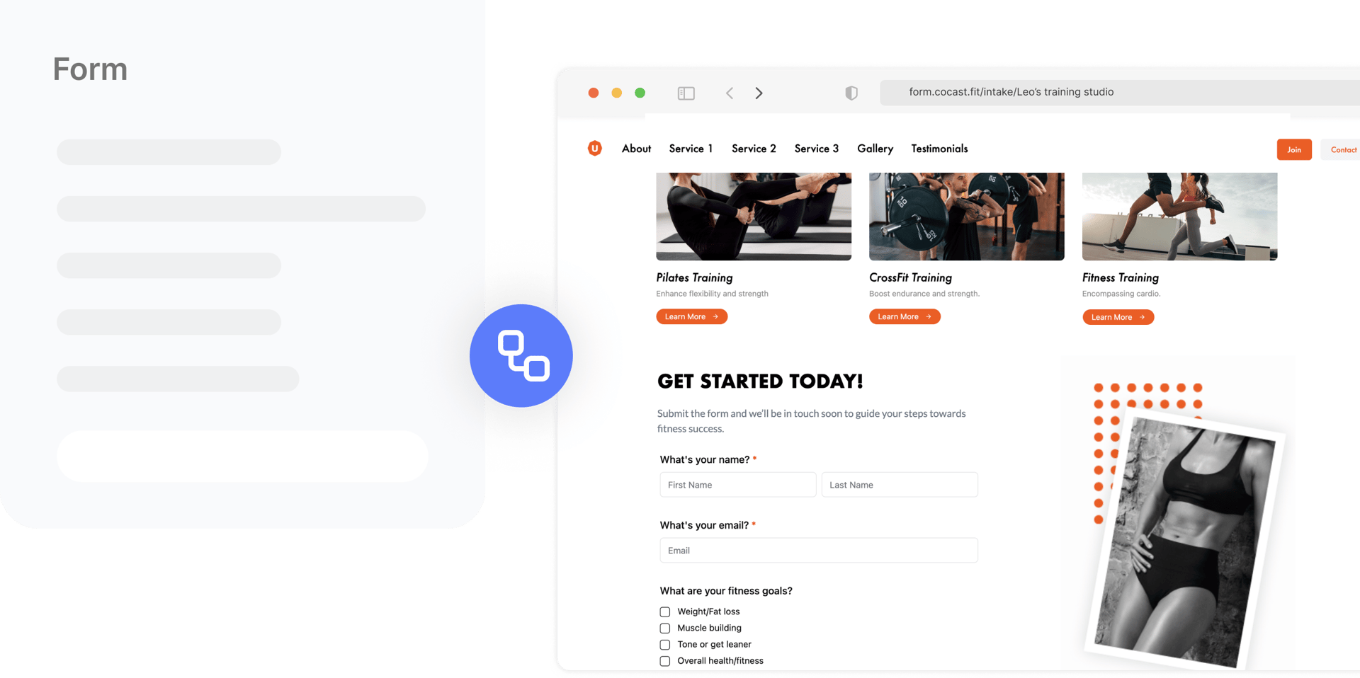 embed forms to your website