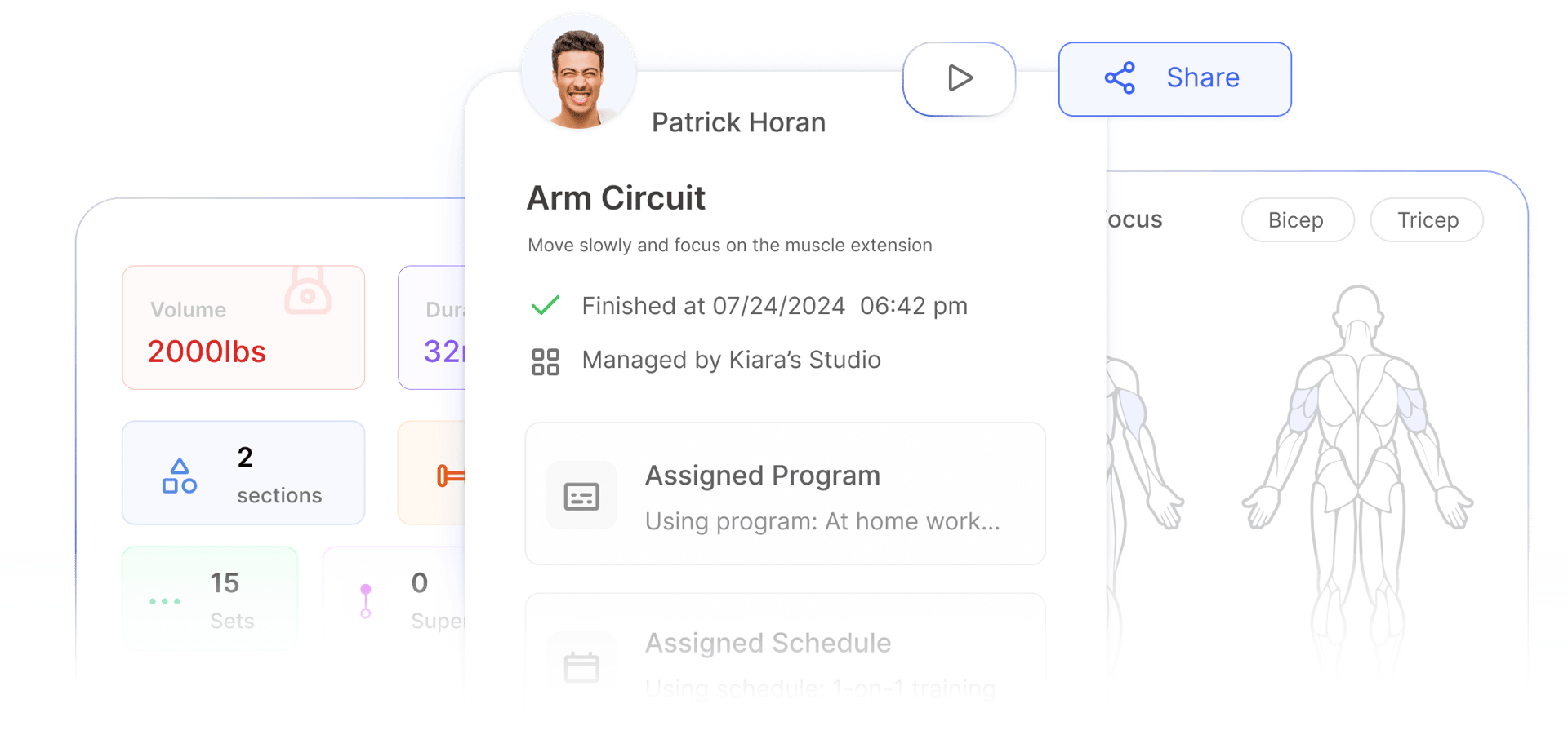 share training summary