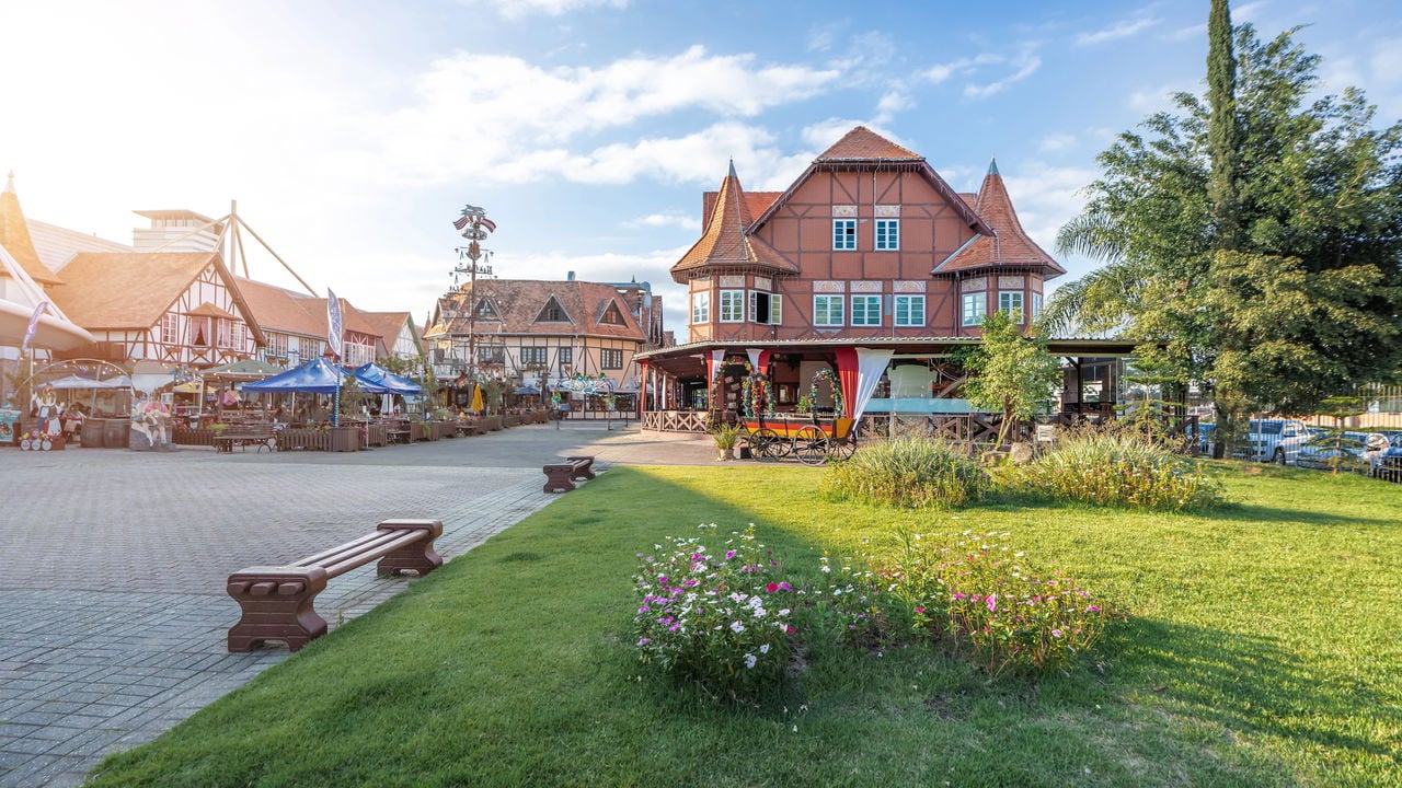Vista panorâmica de Blumenau SC