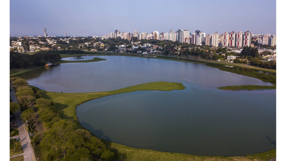Vista aérea de Quitandinha PR