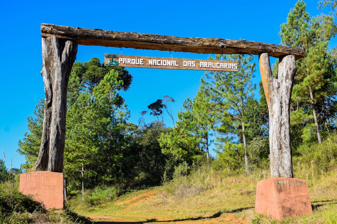 Entrada do Parque Nacional das Araucárias