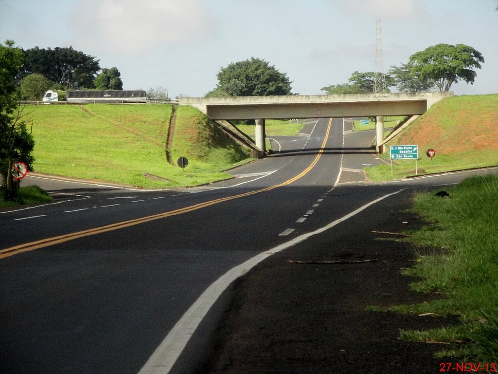 Vista aérea da região de Uchoa SP
