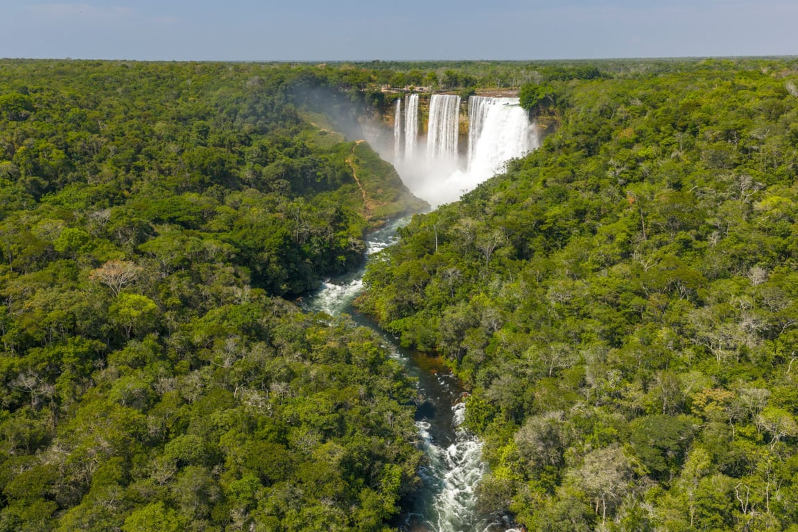 Paisagem do Xingu em Mato Grosso