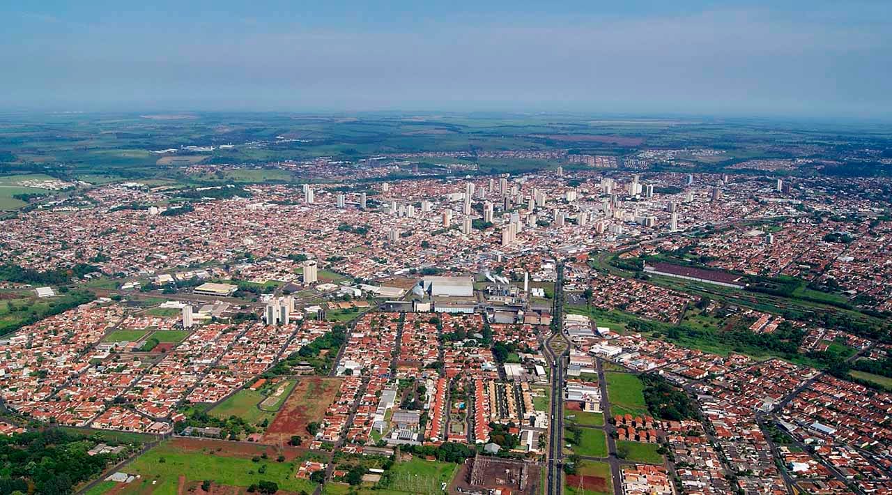 Vista aérea de Araraquara (SP)