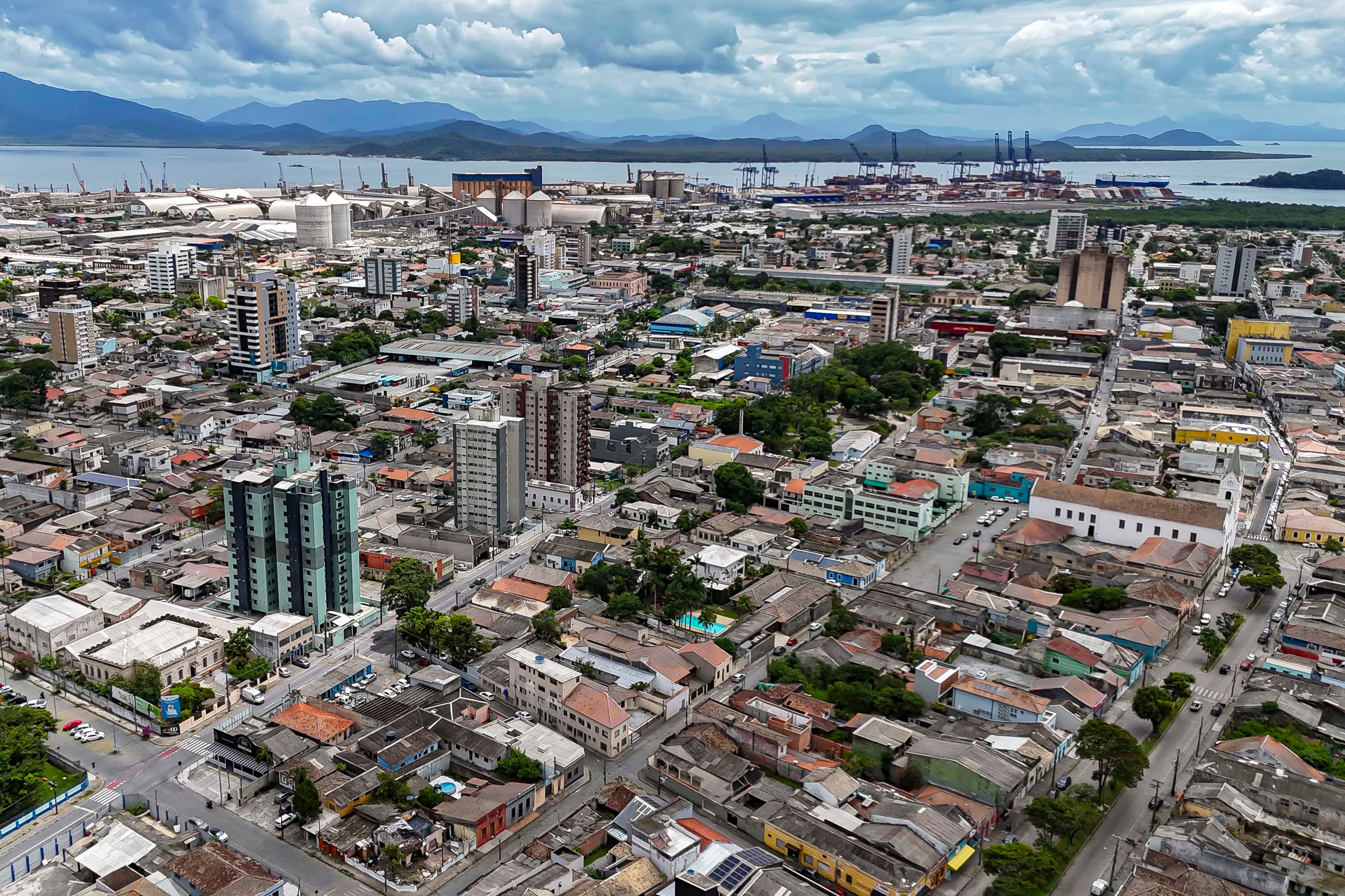 Vista aérea de Paranapoema PR