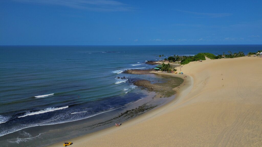 Dunas e litoral no Leste Potiguar