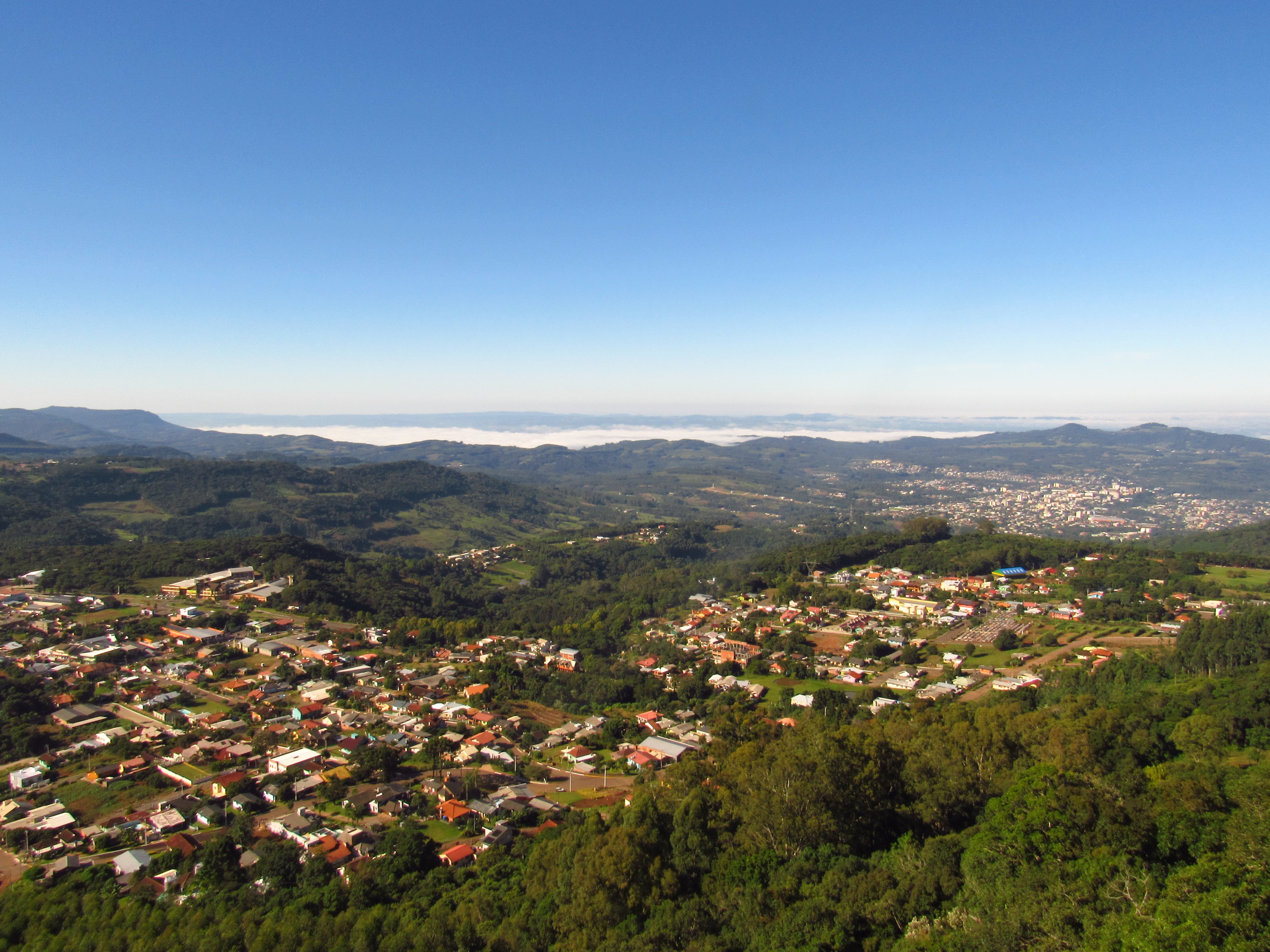Vista de Boa Vista do Sul na Serra Gaúcha