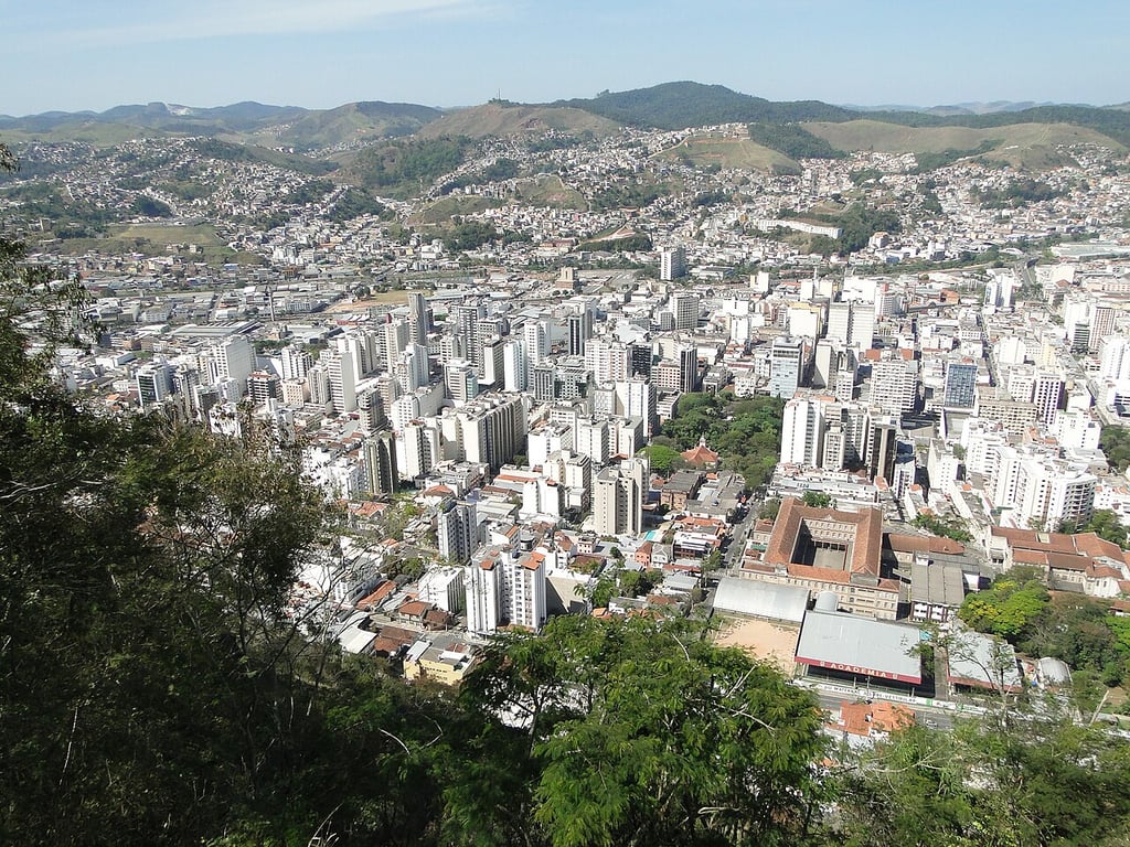 Vista aérea de Juiz de Fora, MG