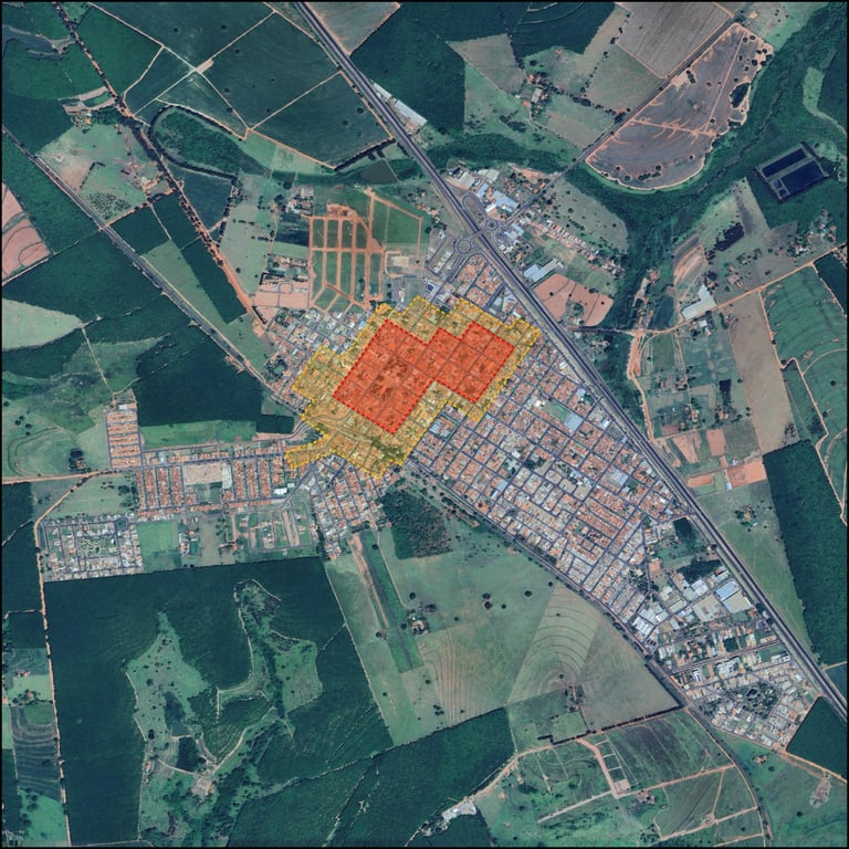 Vista aérea de Bálsamo, SP